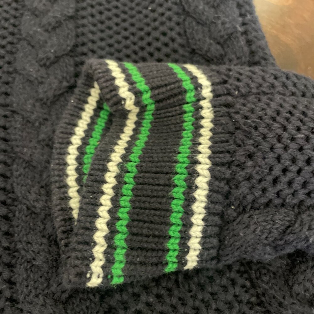 Beautiful Ralph Lauren Sweater- Navy/Green/White - Picture 3 of 4